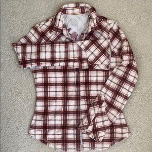 Plaid button up shirt